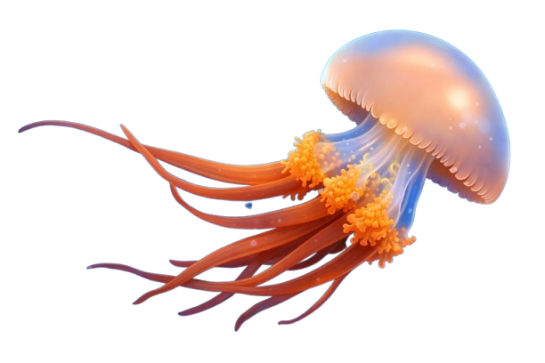 Sứa Mặt Trăng Đỏ